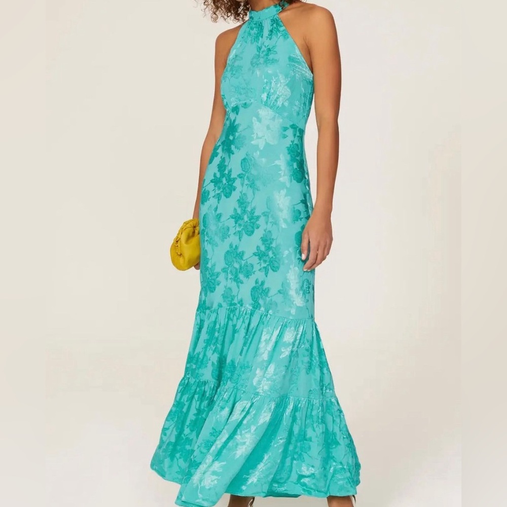 Saylor Everleigh Dress in Seafoam